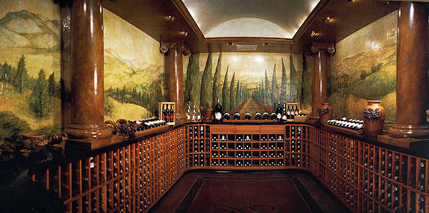 Комната для дегустации вин